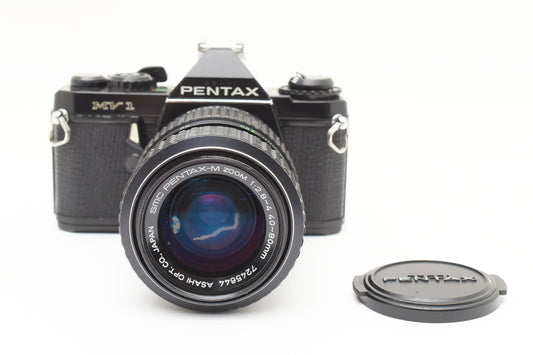【Excellent】PENTAX MV-1 SMC PENTAX-M f2.8-4 40-80mm Film Camera ZOOM from JAPAN［069_2393697］