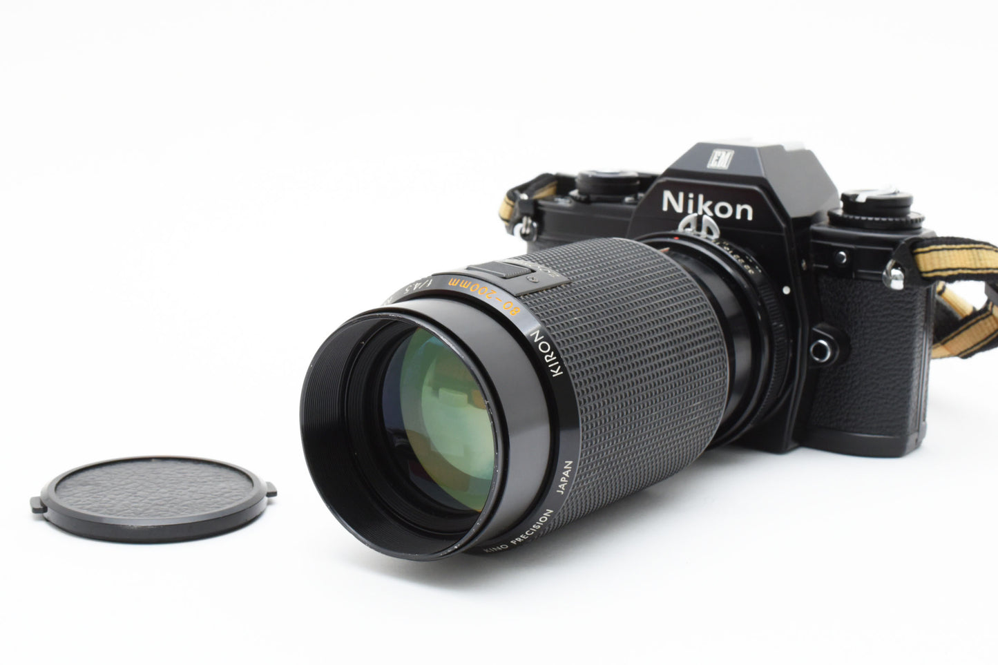 [Excellent+5]Nikon EM ＆ KIRON 80-200㎜ f4.5 MACRO Film Camera Tested Working Japan［A068_2404601］