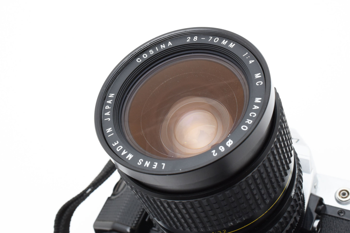 [Near Mint]Canon AE-1 PROGLAM & COSINA 28-70mm & Power Winder A2 & DATA BACK A［A071_2404603］