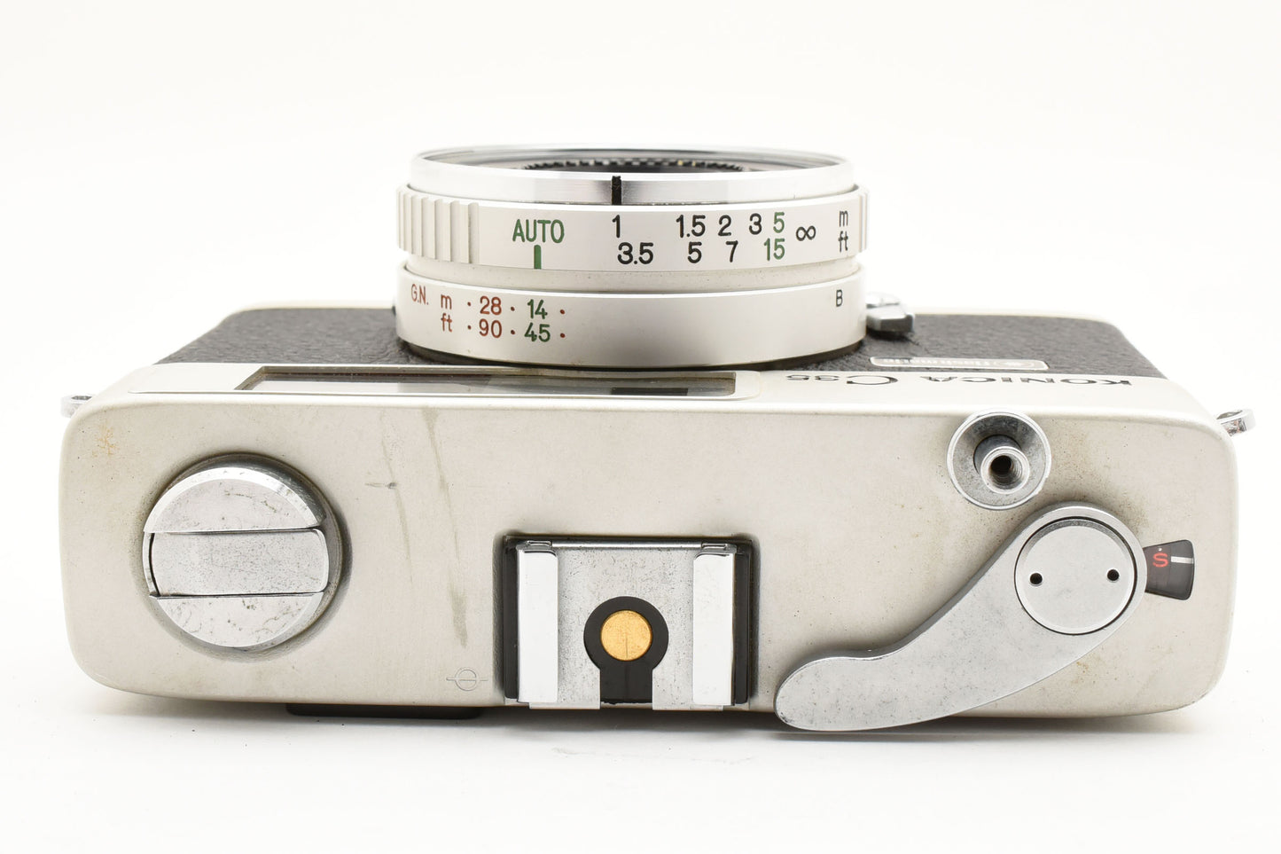 [Excellent+5]KONICA C35 HEXANON F2.8 38mm Film Camera Tested Working［B056_2415015］