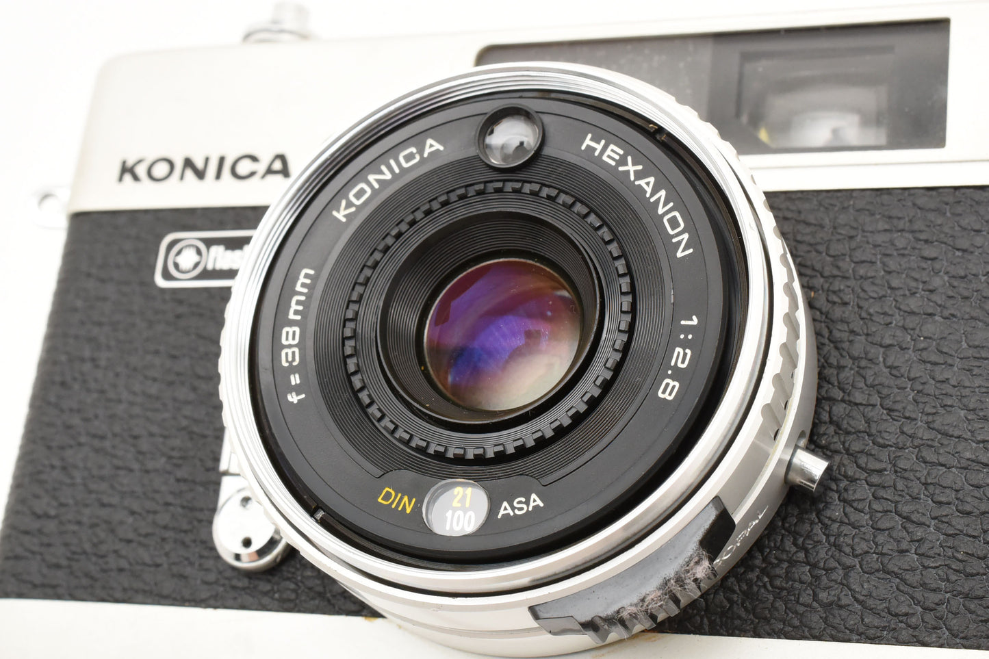 [Excellent+5]KONICA C35 HEXANON F2.8 38mm Film Camera Tested Working［B056_2415015］