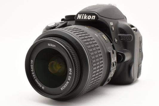 [Excellent+5]Nikon D3100 14.2MP Digital SLR Camera Lens 18-55mm f3.5-5.6G Japan［B069_2415020］