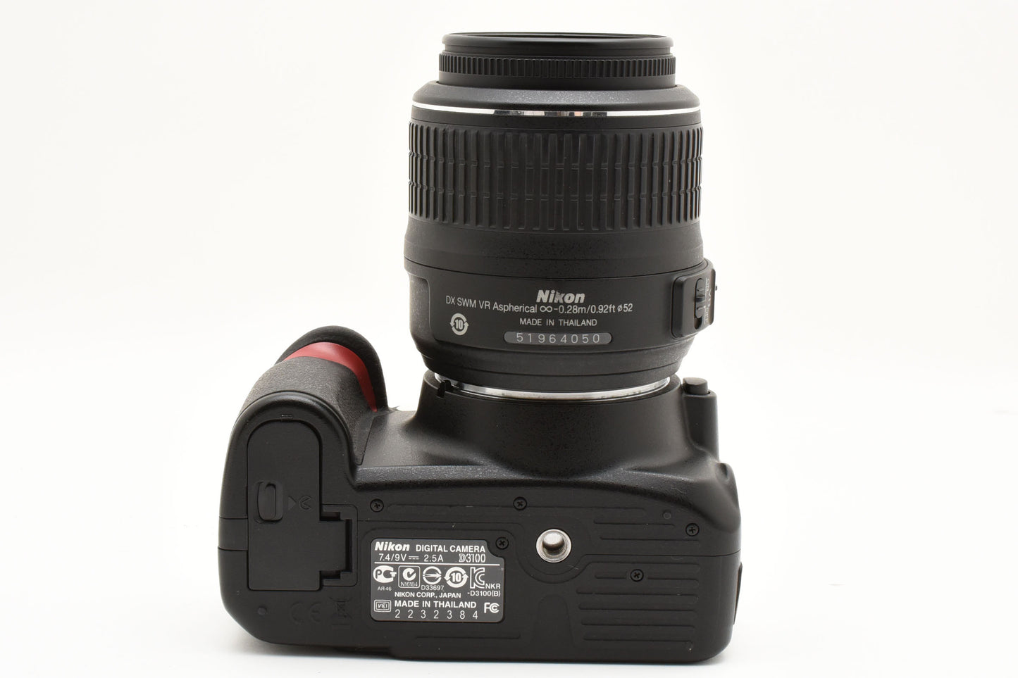 [Excellent+5]Nikon D3100 14.2MP Digital SLR Camera Lens 18-55mm f3.5-5.6G Japan［B069_2415020］