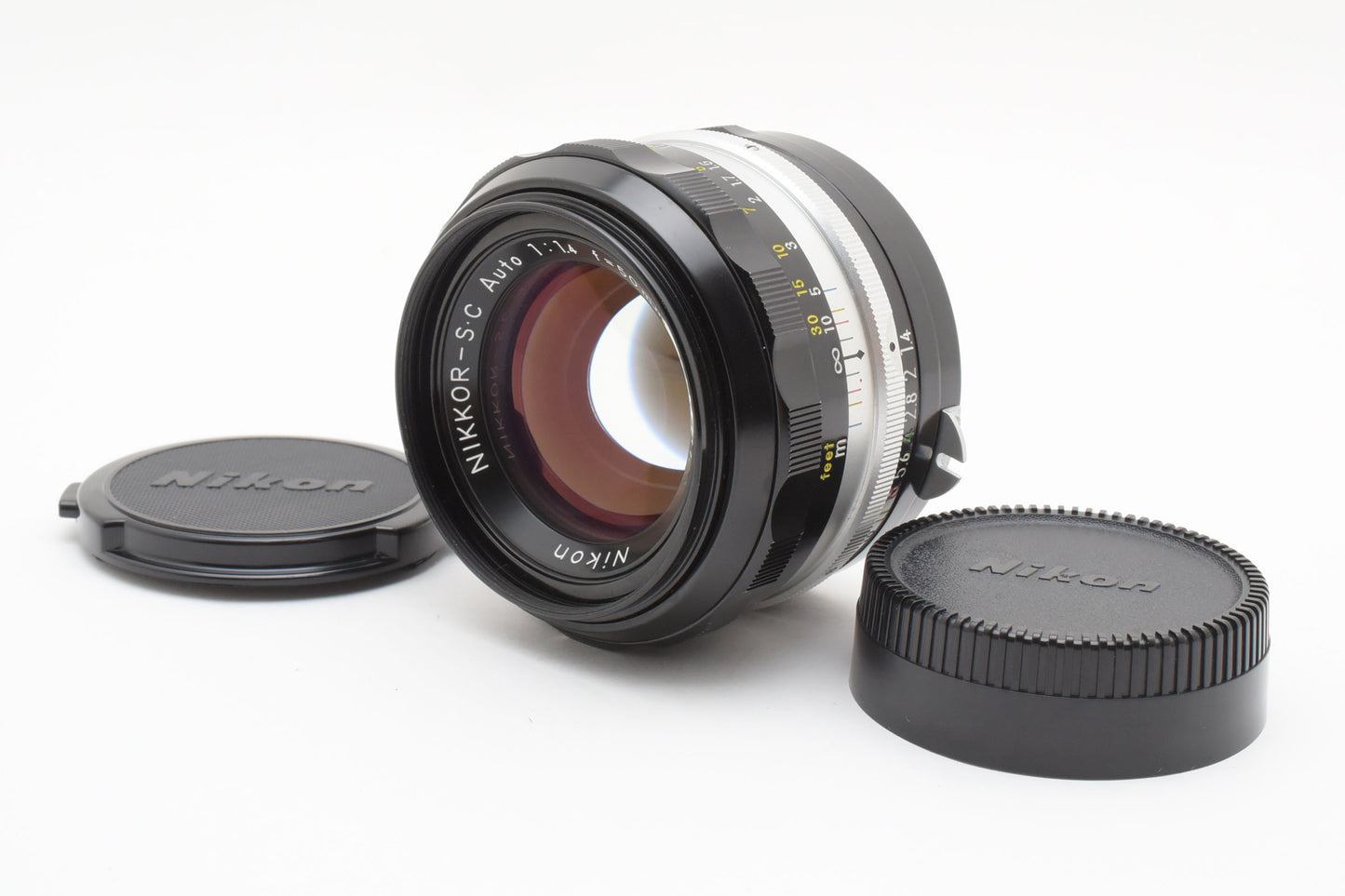 [Near MINT]Nikon NIKKOR-S･C 1:1.4 f50mm Camera lens manual from Japan［B066_2425152］