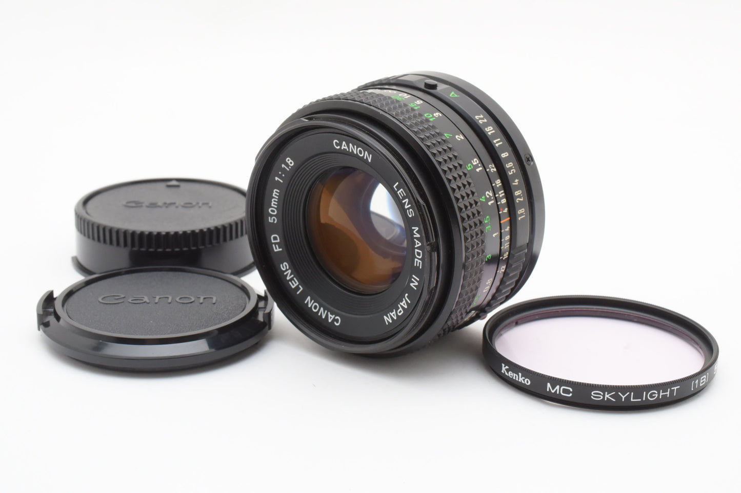 [Near MINT]Canon FD Mount 50mm f1.8 Camera Lens from Japan［B091_2425158］