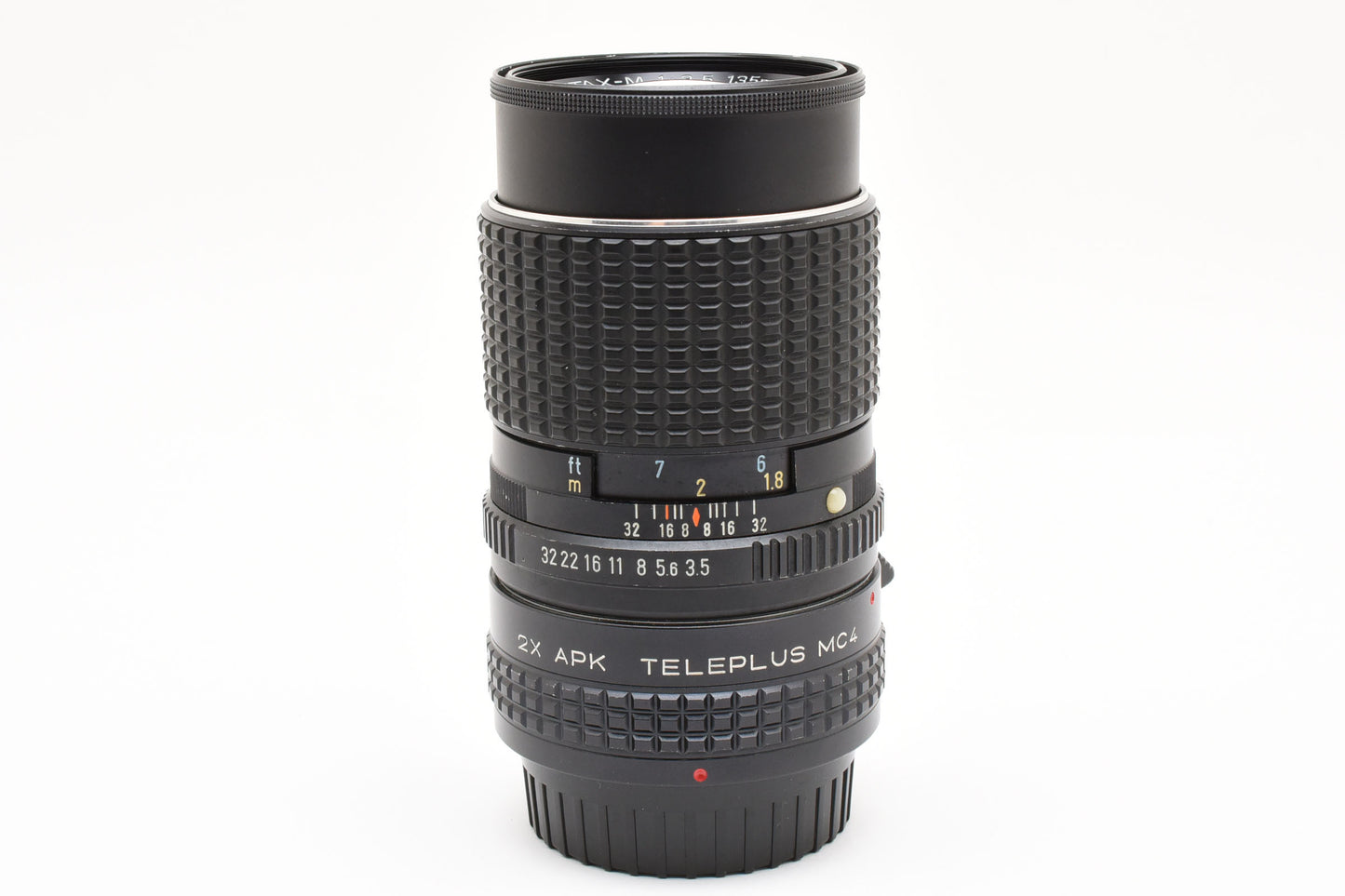 [Excellent+5]PENTAX ASAHI smc M f3.5 135mm 2X APK TELEPLUS MC4 Lens from Japan［B094_2432537］