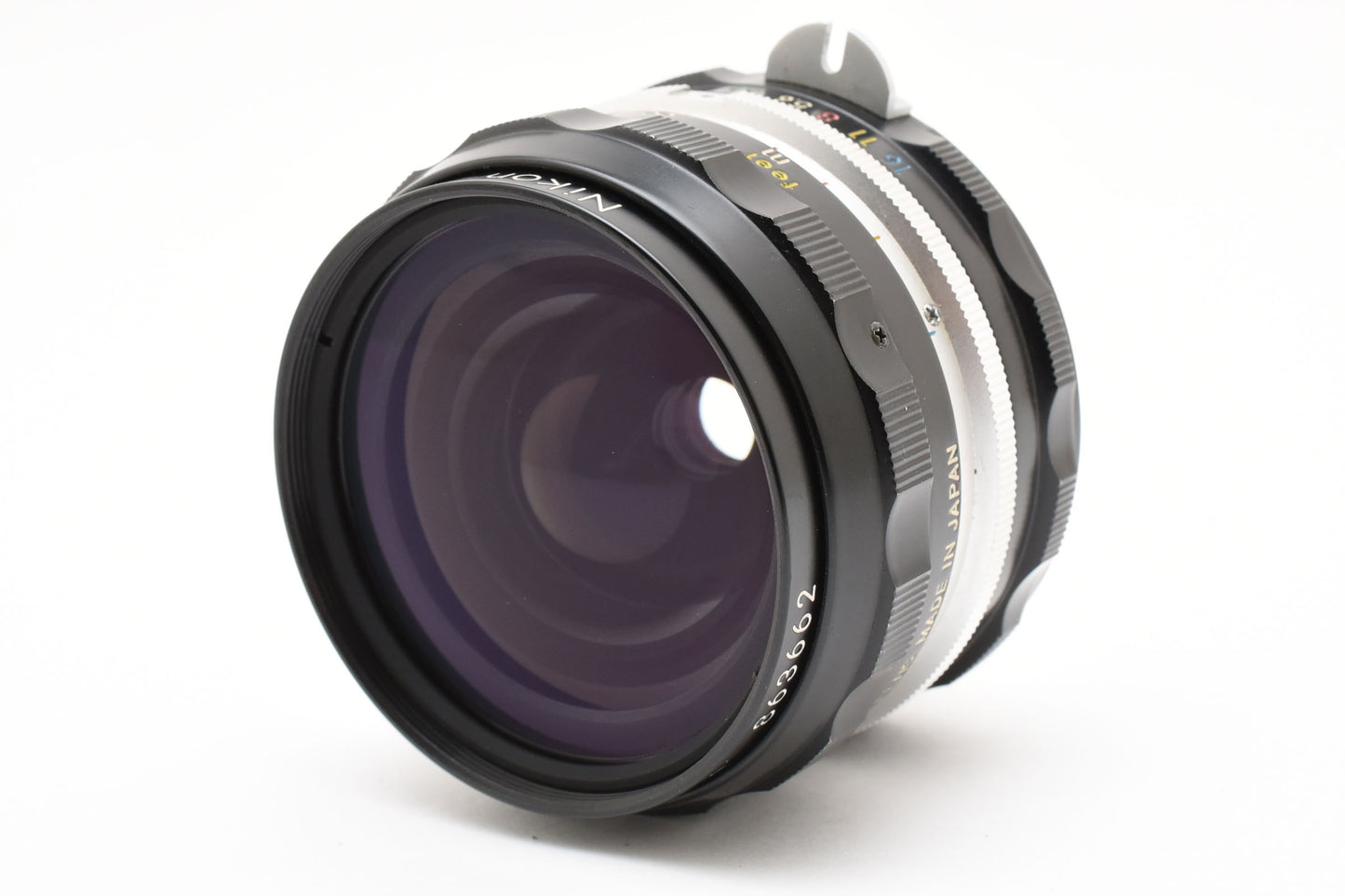 [Near MINT]Nikon NIKKOR-H･C f3.5 28mm F Mount Camera Lens Manual Made in Japan［B095_2432538］