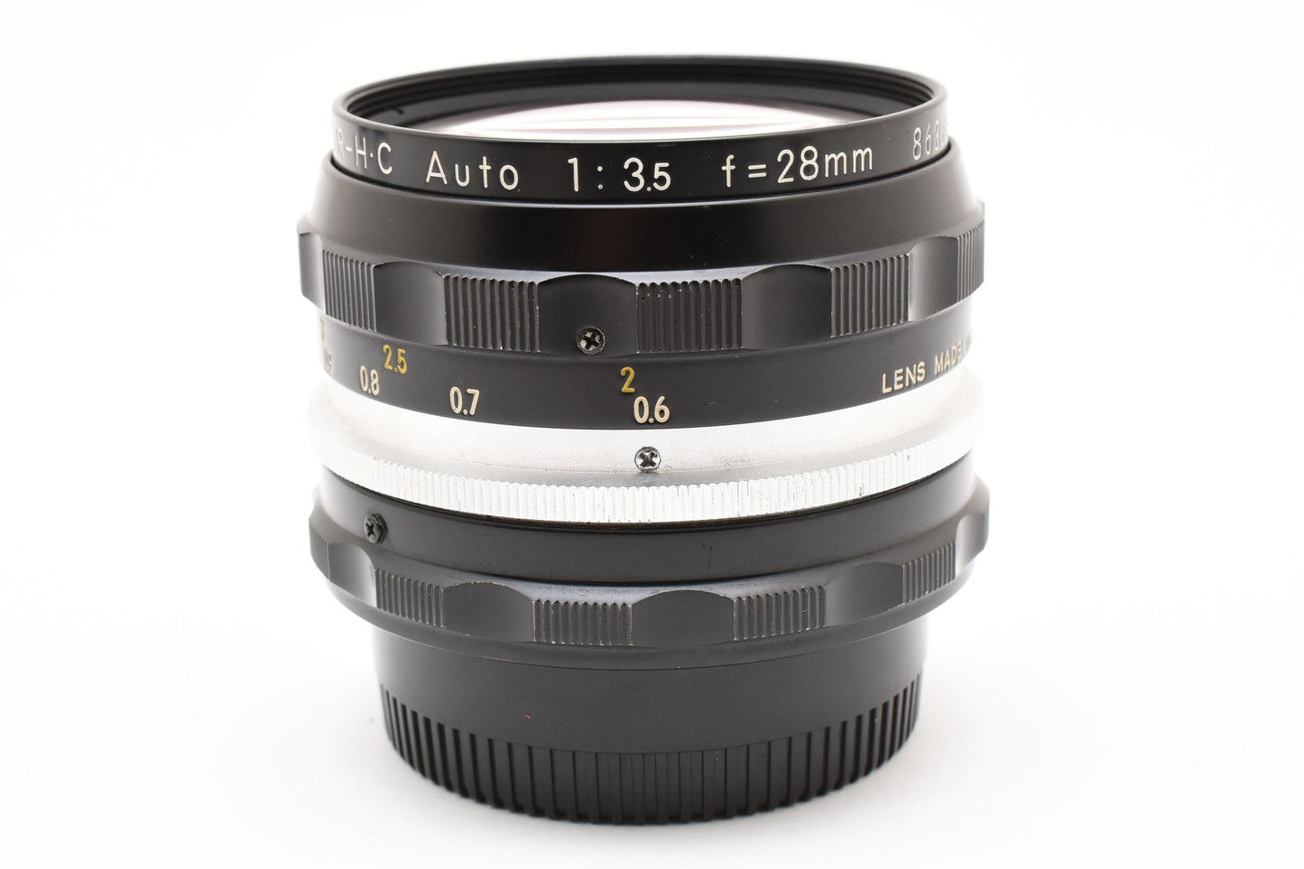 [Near MINT]Nikon NIKKOR-H･C f3.5 28mm F Mount Camera Lens Manual Made in Japan［B095_2432538］