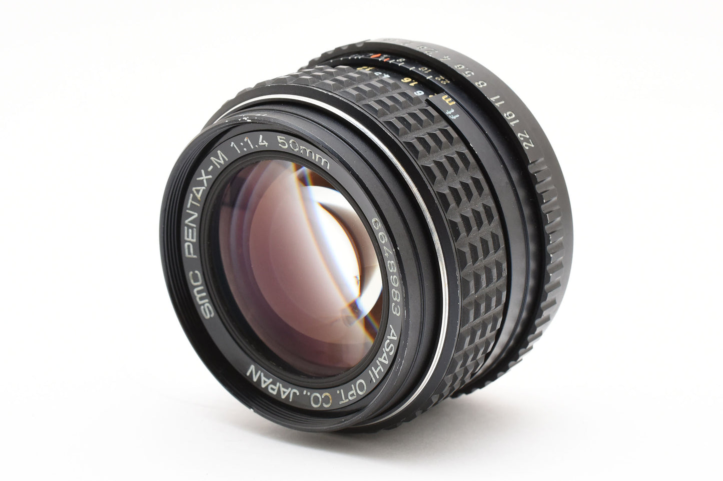 [Excellent]PENTAX ASAHI smc M f1.4 50mm OPT CO JAPAN K Mount Camera Lens Made in Japan［B100_2432541］