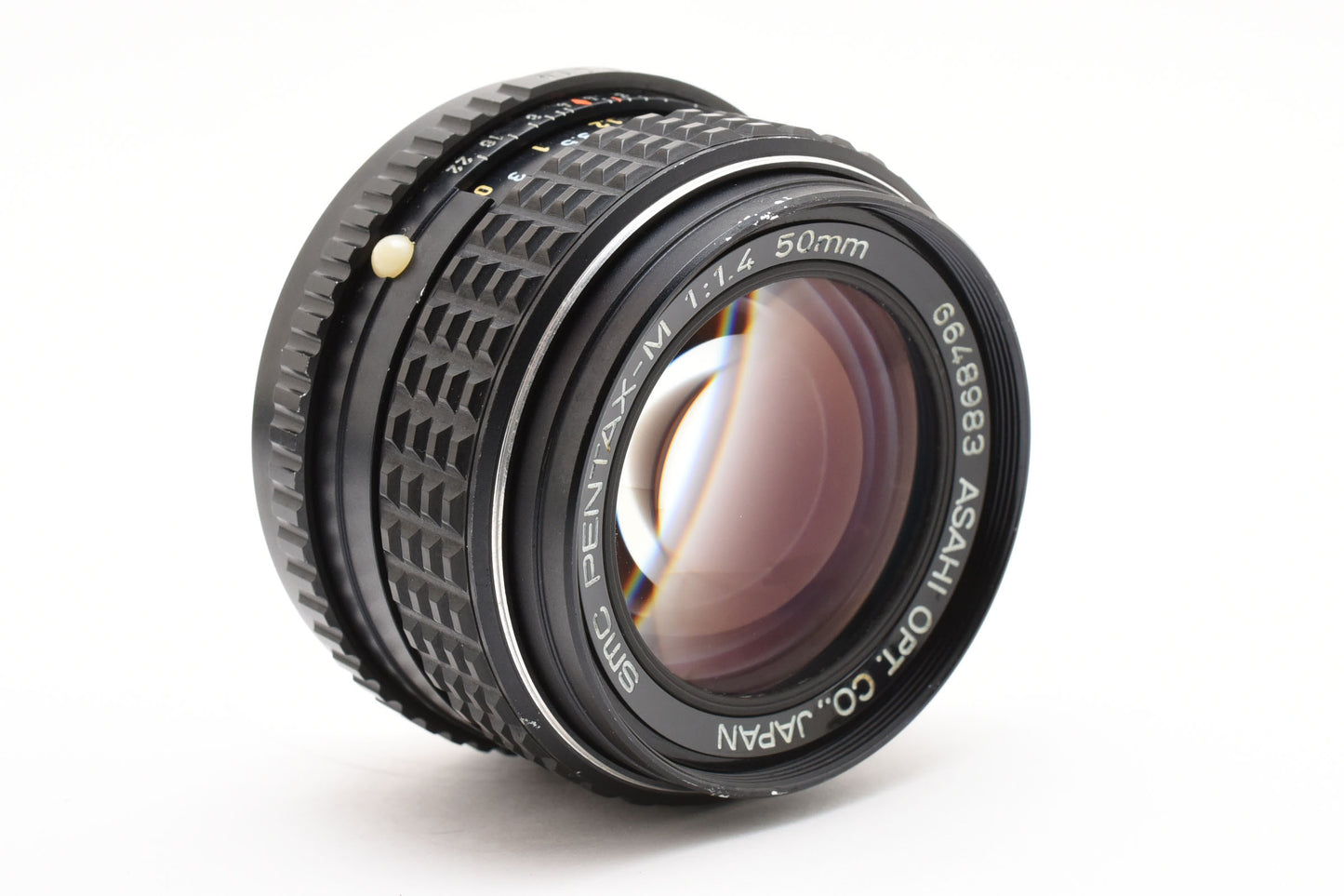 [Excellent]PENTAX ASAHI smc M f1.4 50mm OPT CO JAPAN K Mount Camera Lens Made in Japan［B100_2432541］