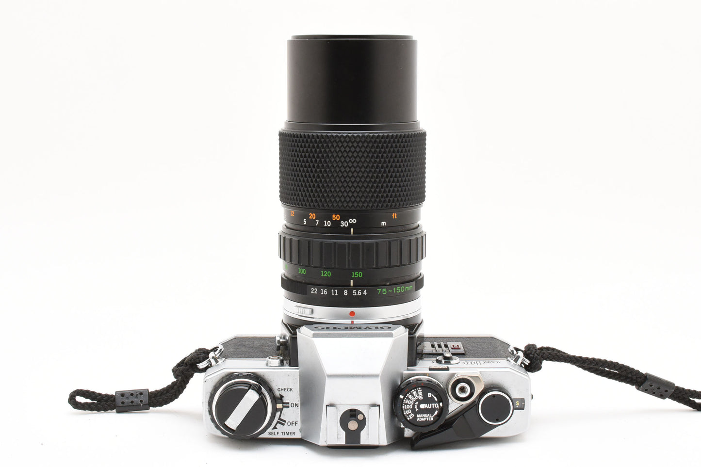 [Excellent+5]OLYMPUS OM-10 Film Camera Working+Zuiko 75-150mm f4 Lens from Japan［C002_2432543］