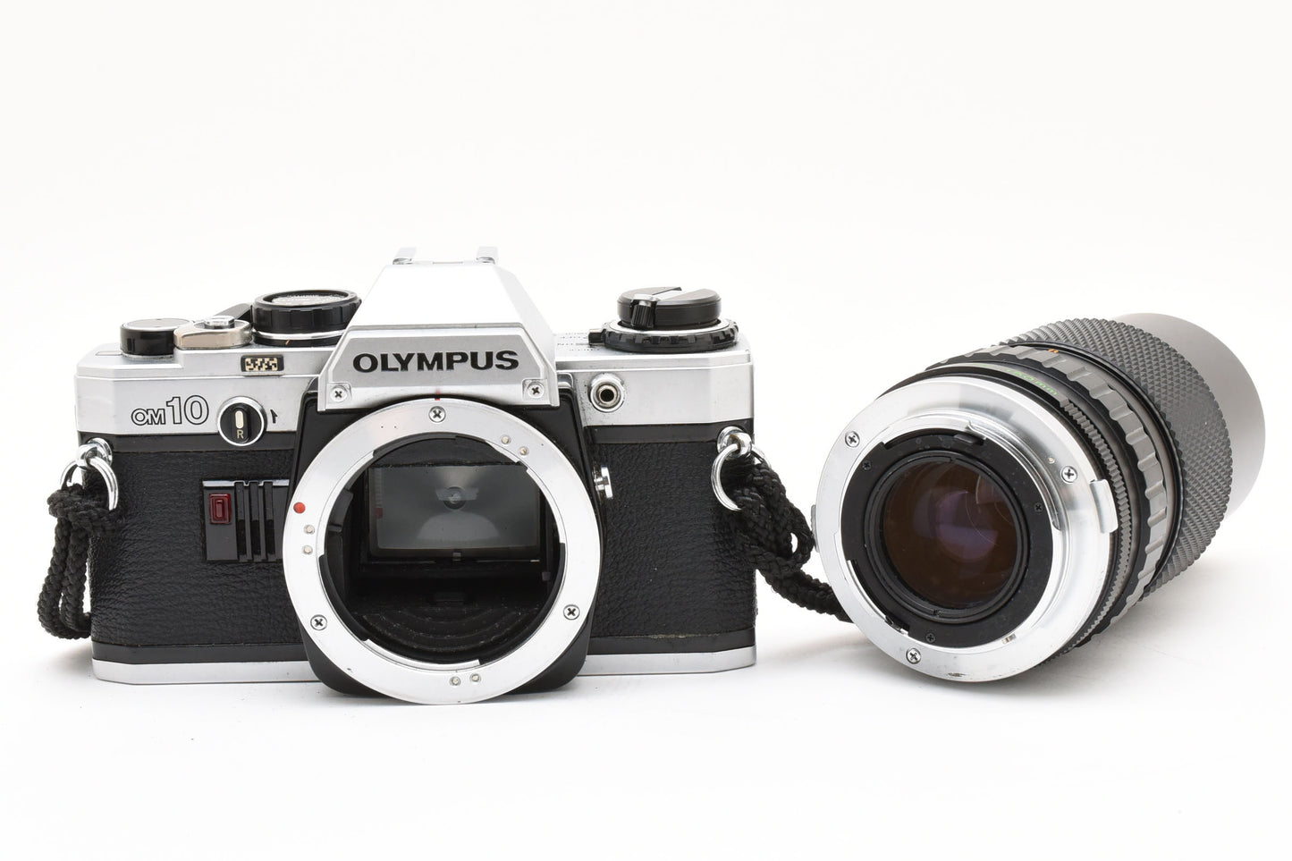 [Excellent+5]OLYMPUS OM-10 Film Camera Working+Zuiko 75-150mm f4 Lens from Japan［C002_2432543］