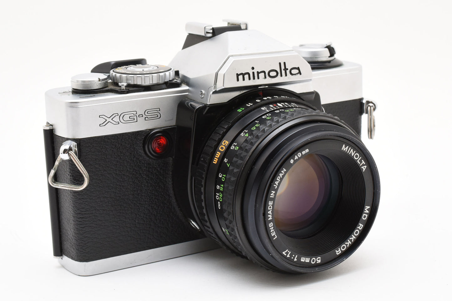 [Excellent+3]Minolta XG-S Film Camera + MD Rokkor 50mm f1.7 Lens Working Tested［C013_2432546］