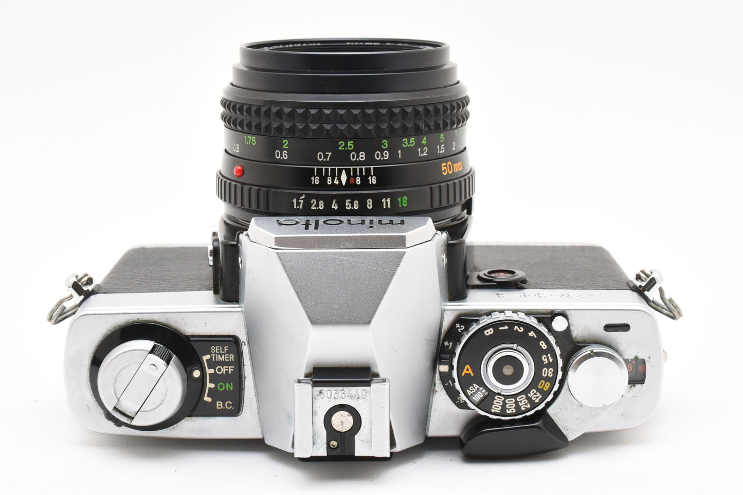 [Excellent+3]Minolta XG-S Film Camera + MD Rokkor 50mm f1.7 Lens Working Tested［C013_2432546］