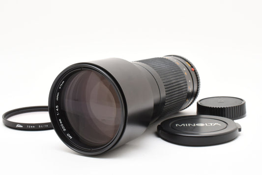 【Near MINT】 Minolta MD 300mm f4.5 Telephoto MF Camera Lens From JAPAN［C014_2432547］